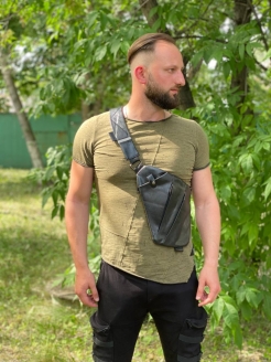 Отзыв на Сумка мужская через плечо,кобура,сумка для документов,сумка кобура