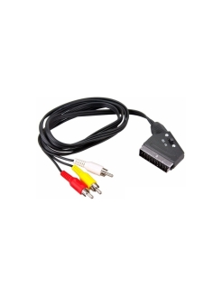 Отзыв на Шнур соединительный для аудио-видео аппаратуры Arbacom SCART-3RCA с переключателем - длина 1.2 метра