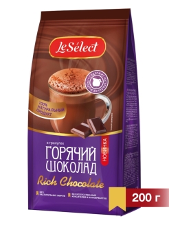 Отзыв на Горячий шоколад Rich Chocolate, гранулированный, какао порошок, растворимый напиток, 200 гр