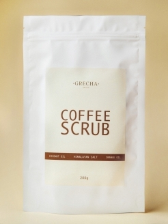 Отзыв на Антицеллюлитный кофейный скраб для тела "Coffee Scrub" с гималайской солью 200 г.