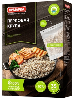 Отзыв на Перловая крупа Ярмарка 400г (5х80)