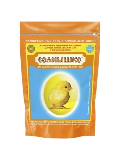 Отзыв на Комбикорм Солнышко для цыплят, индюшат, цесарят, утят, гусят 0-4 недели 3кг/ с первых дней жизни