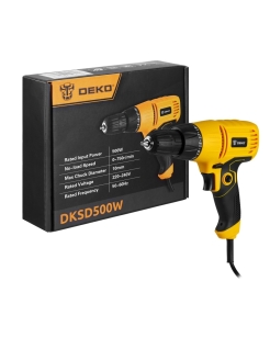 Отзыв на Дрель DEKO DKSD500W,063-4053