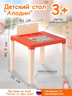 Отзыв на Стол, детский стол "Аладдин", столик