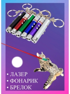 Отзыв на Лазерная указка для кошек и собак фонарик, брелок дразнилка лазер