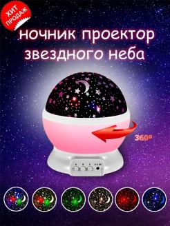 Отзыв на Ночник проектор / Звездное небо / Домашний планетарий / Светильник проекция / Star Master / Подарок