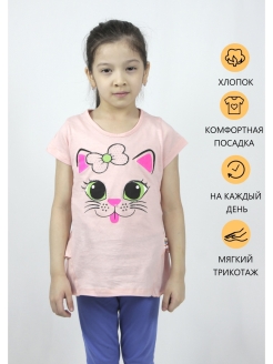 Отзыв на Футболка для девочки/детская футболка/детская футболка с принтом/футболка для девочек