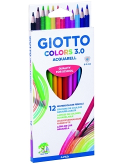 Отзыв на COLORS 3.0  ACQUARELL цветные акварельные деревянные карандаши треугольной формы 12 цветов