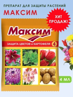 Отзыв на Препарат для защиты растений "Максим", от болезней, 4 мл.