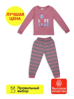 Отзыв на Пижама/с принтом/костюм/хлопок/с длинным рукавом/с брюками/одежда для дома/на каждый день/детский са