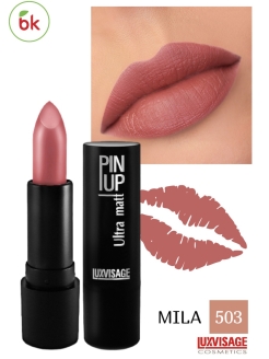 Отзыв на Помада для губ матовая стойкая PIN UP ultra matt от LUXVISAGE , Белорусская косметика