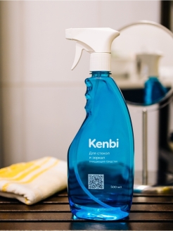 Отзыв на Чистящее средство Kenbi / для стекол и зеркал 500 мл / для дома / без разводов / Жидкость для стекол