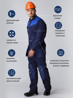 Отзыв на Мужской рабочий комбинезон/ полукомбинезон / Спецодежда мужская рабочая/ Большие размеры