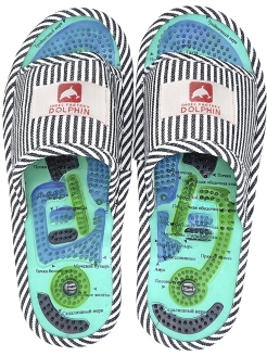 Отзыв на Тапочки женские/ Тапки домашние/ Тапочки массажные акупунктурные с магнитами, размер универсальный