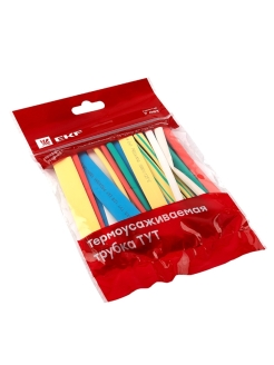 Отзыв на Термоусаживаемая трубка ТУТ нг 6-3 набор:7 цветов по 3шт. 100мм. EKF PROxima