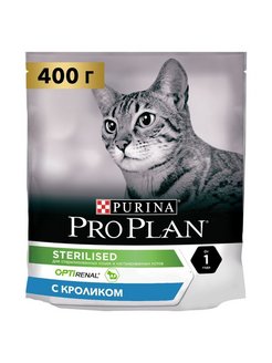 Отзыв на Сухой корм для кошек Sterilised для стерилизованных кошек с кроликом 400 г