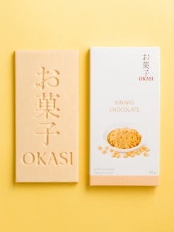 Отзыв на Шоколад Окаси KINAKO с кинако, плитка, 80г.